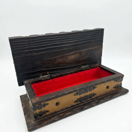 Vintage wood treasure box - vintage,