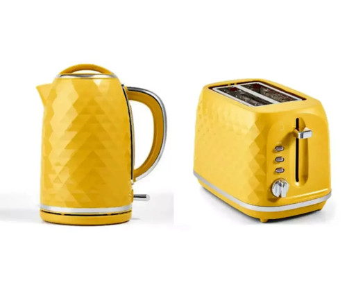 Yellow diamond textured - yellow,