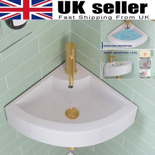 Small quarter corner basin - small,