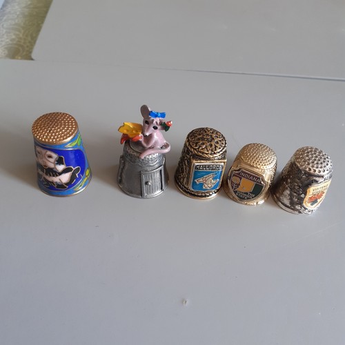 Vintage metal thimbles - ,