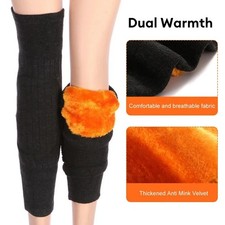 1 Pair Men Women Wool Leg Knee