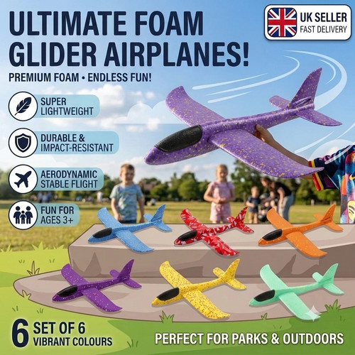 Large foam glider airplane - glider,