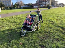 Thule Chariot Cheetah Child Buggy/ Bike Trailer, 2 Seater