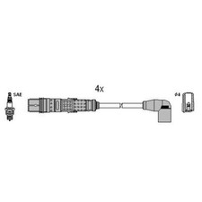 HUCO Ignition Leads Cables SET