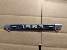 1963 Ford Booster License