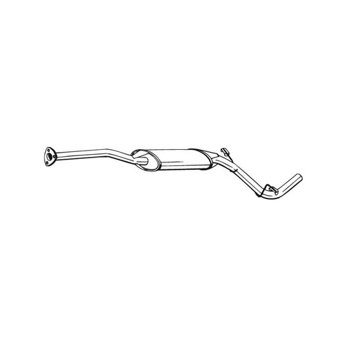 Bosal central exhaust silencer - central,