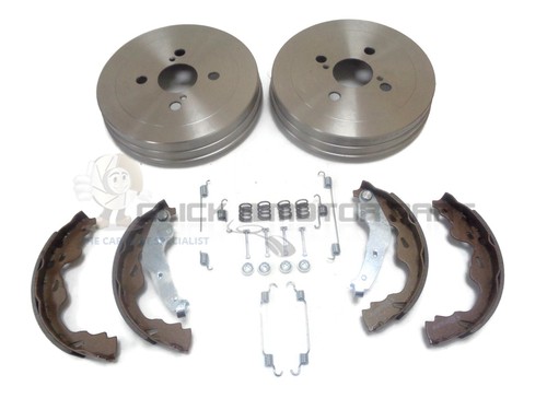 Rear brake drums and shoes - rear,