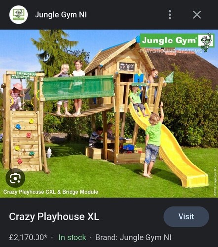 Climbing frame used good - climbing,