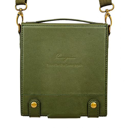 Cayin green nappa carrying - od,
