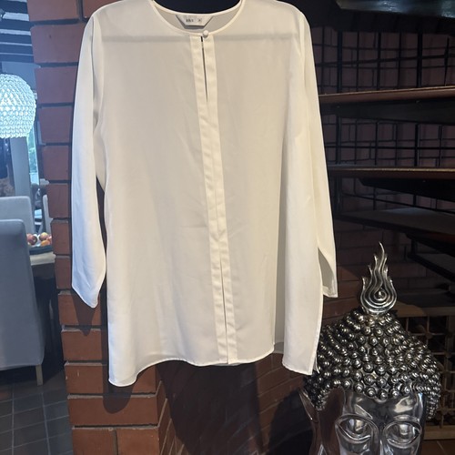 Cream tunic style blouse - cream, bhs