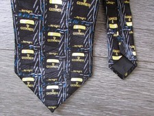 Naturally Guinness by Night Dublin Irish Brewery Silk Tie by Traditional Craft