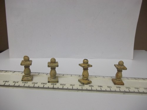 Britains lead garden balusters - lead,