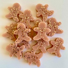 Mini GINGERBREAD MEN Wax Melts Christmas Scented Home Cozy Stocking Filler Gift