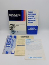 1976 Evinrude 6 HP Models 6604 6605 Outboard Motor Owners Operators Manual