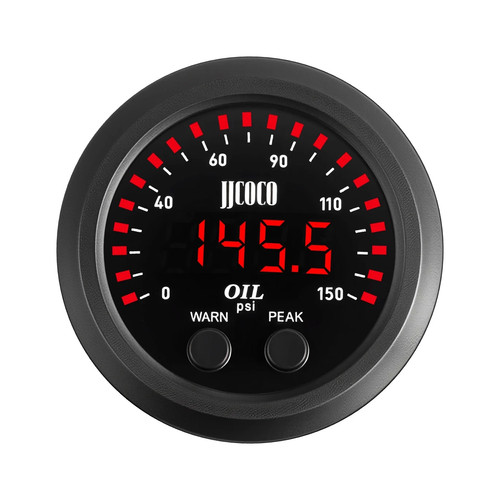 Oil pressure gauge - pressure, digital