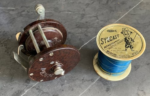 Vintage sea fishing reel - vintage,