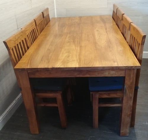 Quaility large sheesham dining - large,