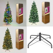 Slim pre lit christmas tree - slim,