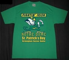 Fightin Irish T-shirt St Patrick's Day Notre Dame Paddy's Day Leprechaun Mens L