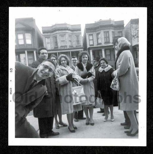 Group friends winter overcoats - group,
