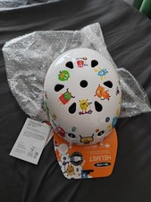 Micro Scooter Helmet Size M 55cm-58cm Monster Cartoon Print New With Defects
