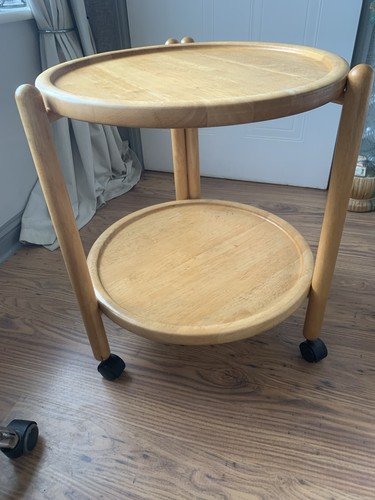 Wooden folding drinks hostess