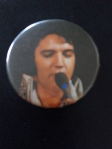 Elvis photo portrait - elvis, badge