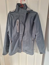 Caldene Ladies Waterproof Riding Jacket, Size 14, VG Cond. Blue With Rose Gold.