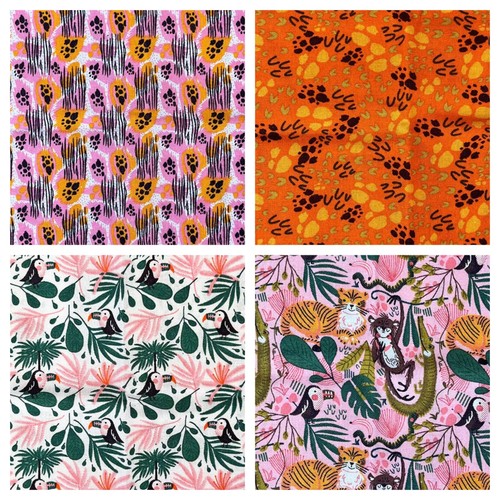 Jungle patterns cotton - jungle, fabric