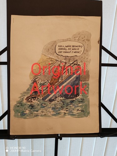 Bill stott original cartoon - stott,