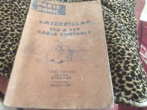 Winch parts book cat - book, 128-129