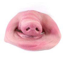Latex Half Face Pig Nose Snout