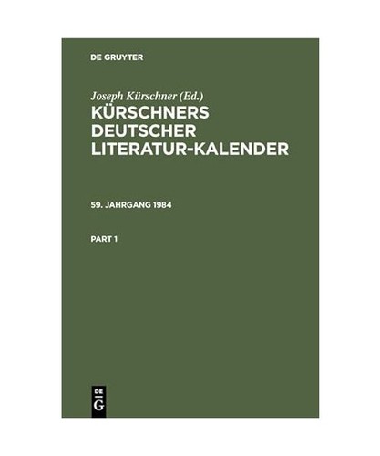 Kürschners deutscher - kürschners,