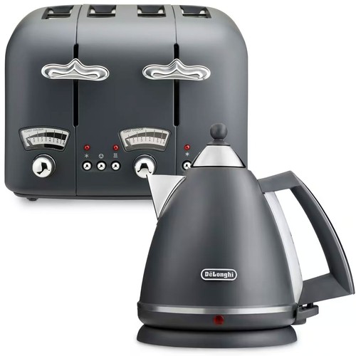 Delonghi argento flora kettle - argento,