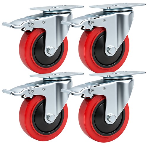 100mm rubber swivel - rubber,