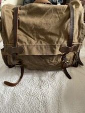 Vintage Frost River Backpack Brown Canvas