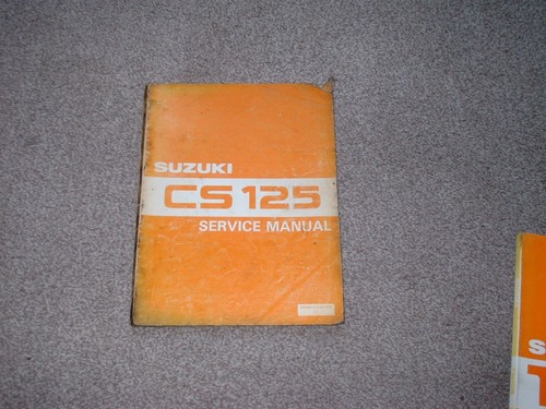 Genuine suzuki cs125 workshop - cs125,