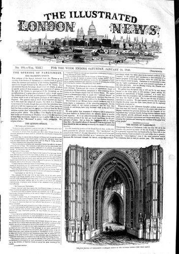 Antique old print - *3160, 1846