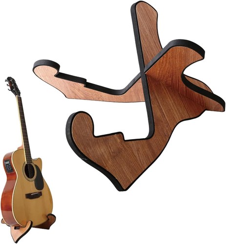 Dyuee wooden guitar stand - wooden,