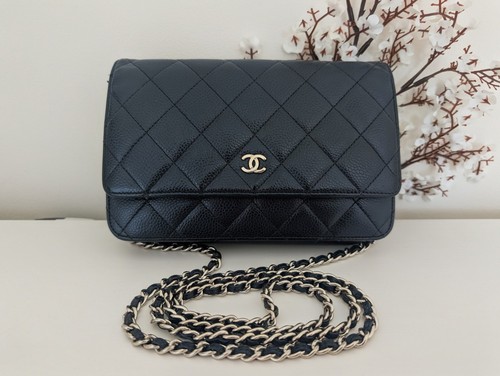 Chanel black caviar - chanel, leather