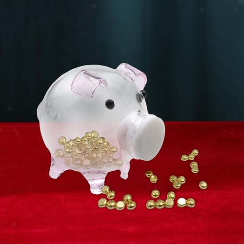 Piggy bank clear - bank, pig