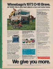 Magazine Ad - 1973 - Winnebago