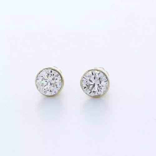 Stud earrings 14k - stud, classic