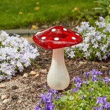 Solar toadstool stake light - toadstool,