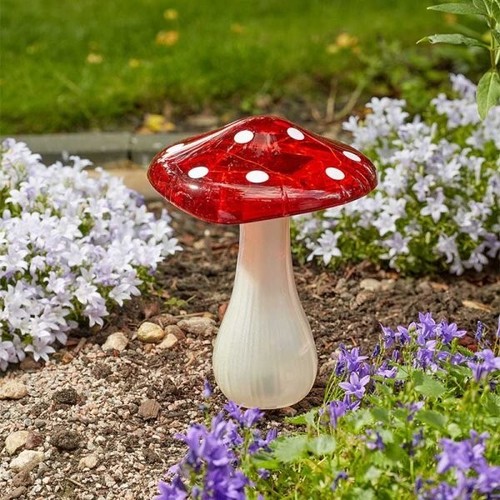 Solar toadstool stake light - solar,