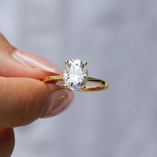 0ct oval cut lab created - 2.0ct,