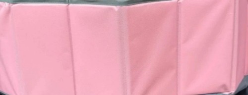 Pink grey folding ball pit - pink/grey,