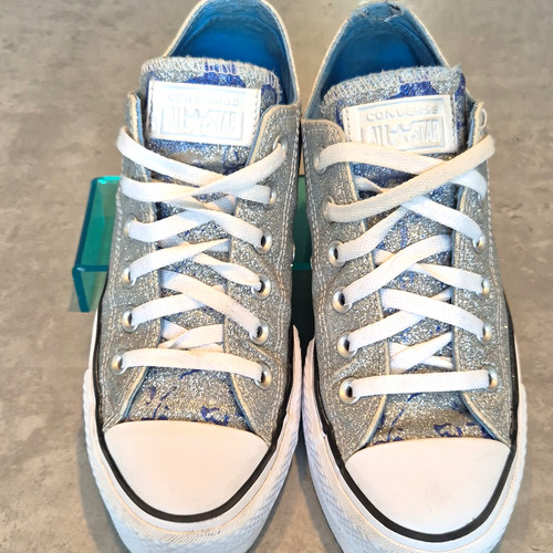 Converse all star silver blue - all,