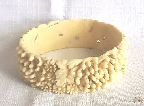 Vintage floral carved - floral,