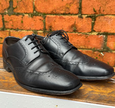 BARKER Black Leather Derby